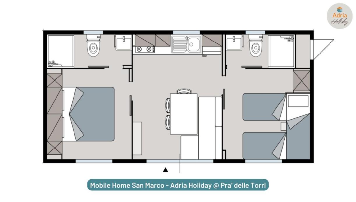 Pra' Delle Torri - Adria Holiday Mobile Homes Caorle Eksteriør bilde